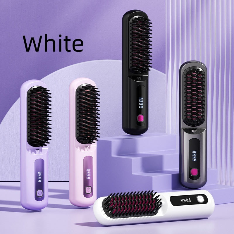 Wireless Anion Does Not Hurt Hair Portable Straight Comb
