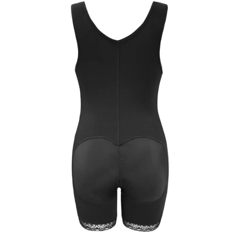 Zip Waist Lace Slimming Shaper Corset Control Shapewear Butt Lifter Strap Body Shaper Underwear Bodysuit Women Plus Size S-6xl