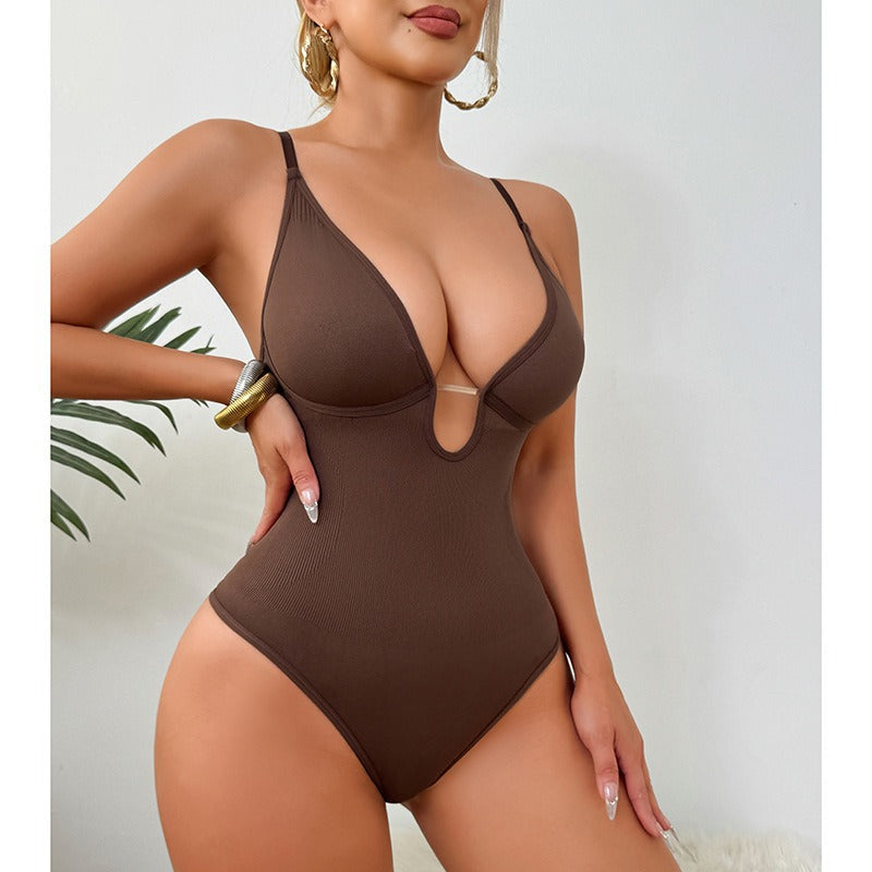Shapevora™ Sexy Deep V Corset – Belly Tucking & Butt Lifting