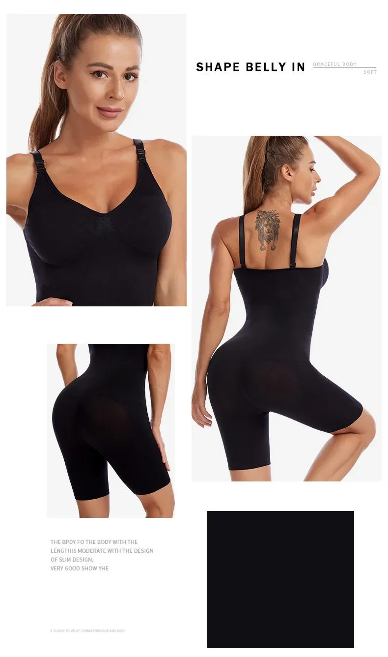 Bodysuit Shapewear Women Full Body Shaper Tummy Control Slimming Sheath Butt Lifter Push Up Thigh Slimmer Abdomen Shapers Corset