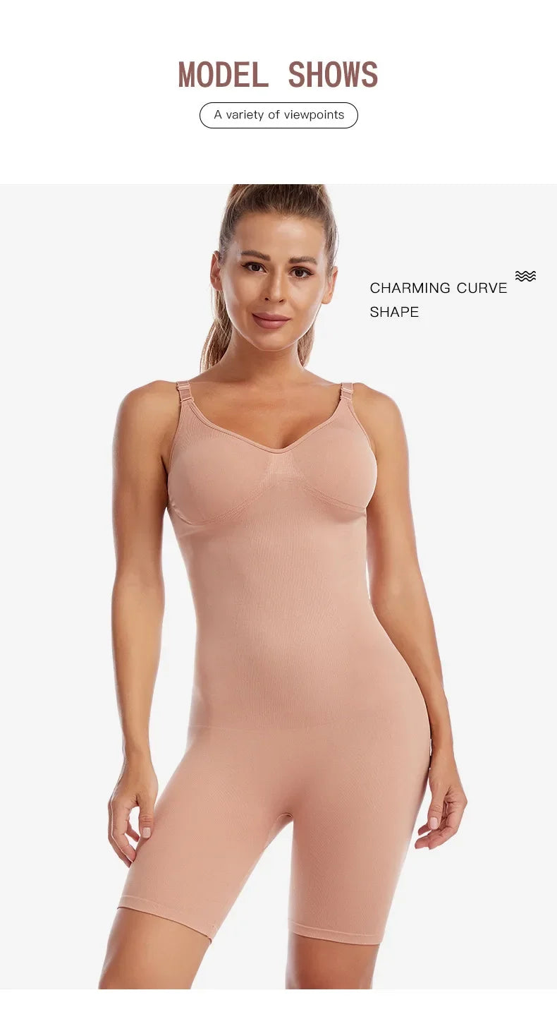 Bodysuit Shapewear Women Full Body Shaper Tummy Control Slimming Sheath Butt Lifter Push Up Thigh Slimmer Abdomen Shapers Corset