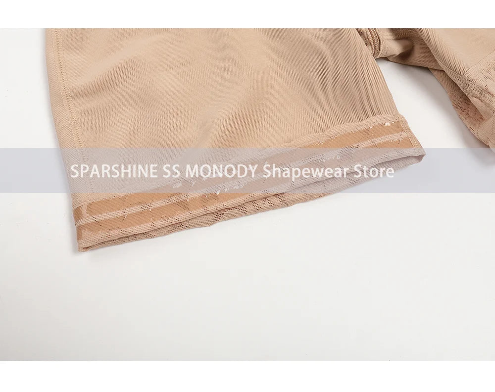Hourglass Shapewear Mid-Leg Adjustable Hook and Eye Bodysuit High Compression Faja Colombianas Tummy Control Underwear