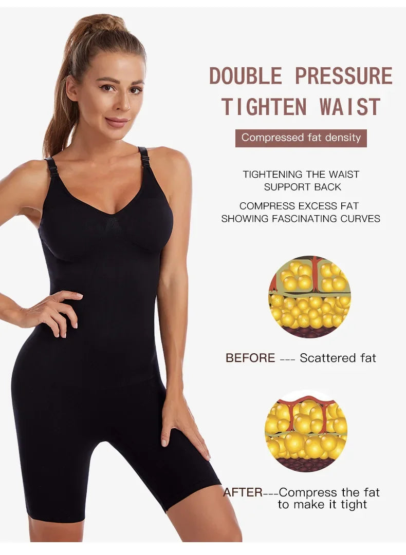 Bodysuit Shapewear Women Full Body Shaper Tummy Control Slimming Sheath Butt Lifter Push Up Thigh Slimmer Abdomen Shapers Corset