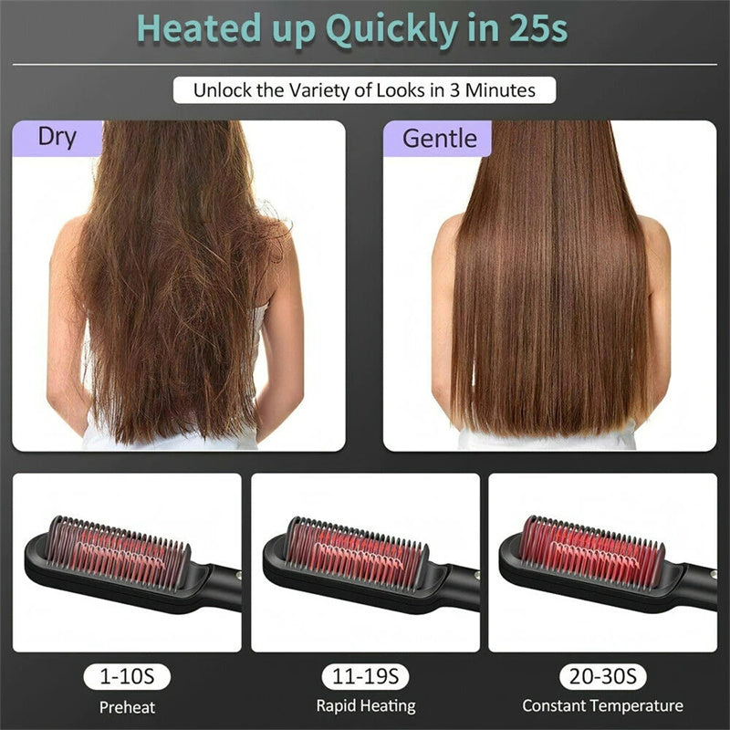 Shapevora™ 2-in-1 Hair Straightener &amp; Curler – Fast, Frizz-Free Styling