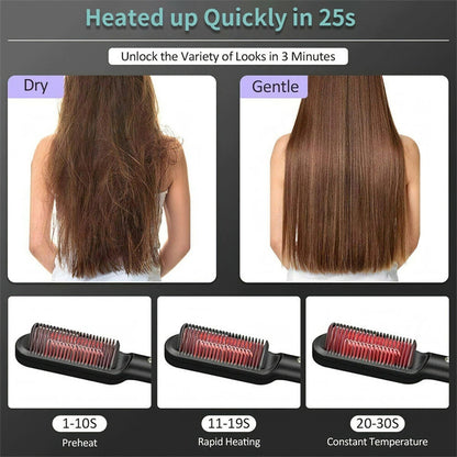 Shapevora™ 2-in-1 Hair Straightener &amp; Curler – Fast, Frizz-Free Styling