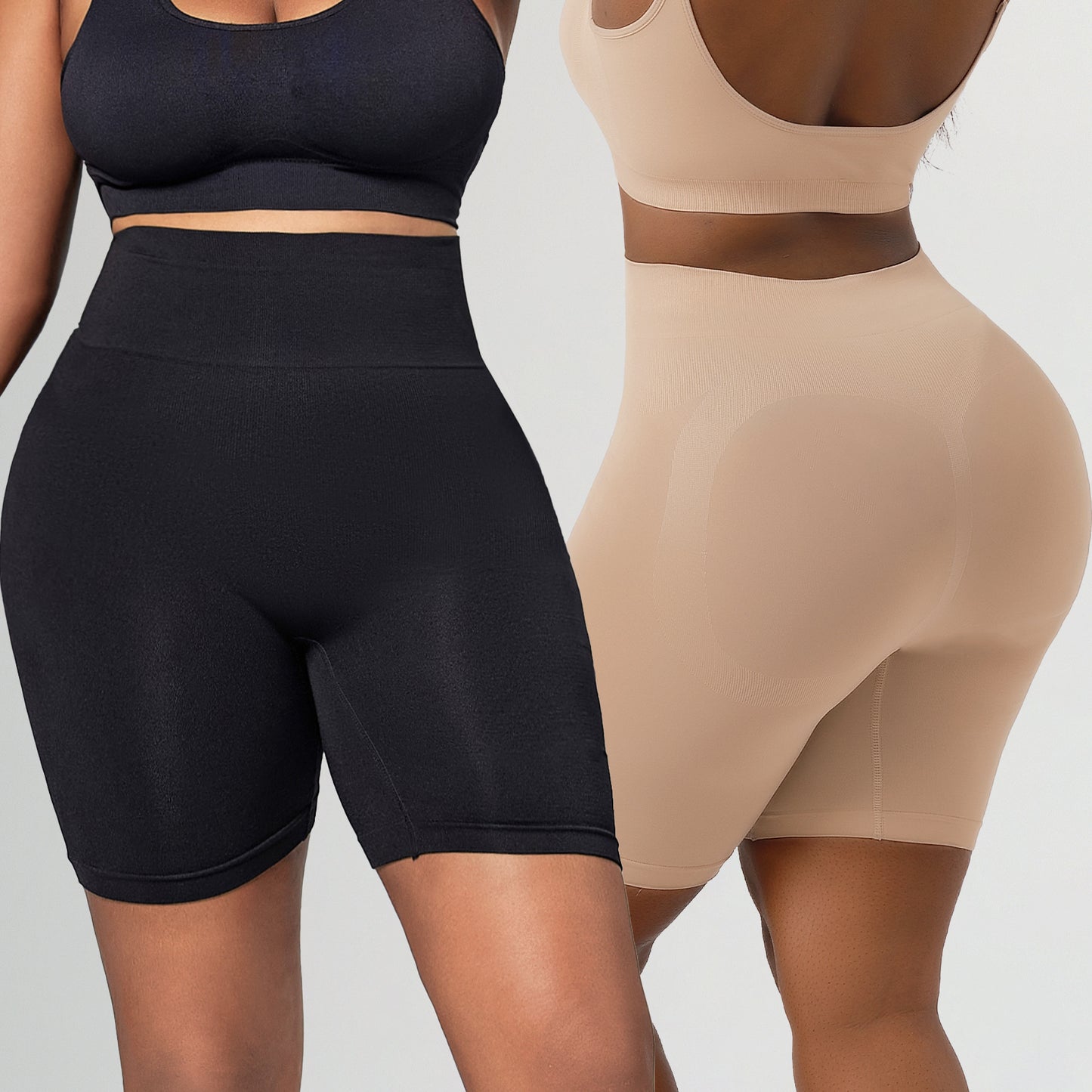 Women's Fashion Solid Color Belly Contracting And Hip Lifting Pants 