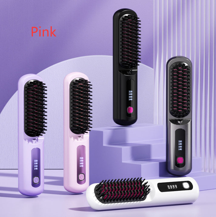 Wireless Anion Does Not Hurt Hair Portable Straight Comb