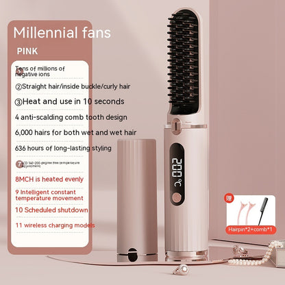 Charging Wireless Straight Portable Mini Non-hurt Power Generation Comb