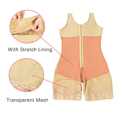 Vest Women's Bodysuit One Piece Zipper