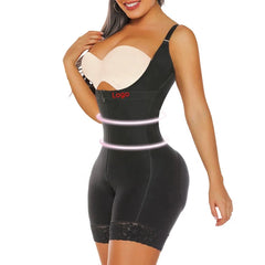 Top Quality Full Body Shapewear Open Bust Stage 2 Girdles High Compression Garment Butt Lifter Shapers Post Surgical Body Shaper