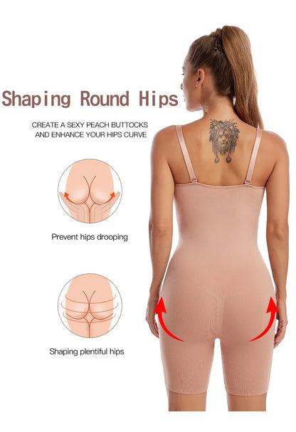 Bodysuit Shapewear Women Full Body Shaper Tummy Control Slimming Sheath Butt Lifter Push Up Thigh Slimmer Abdomen Shapers Corset