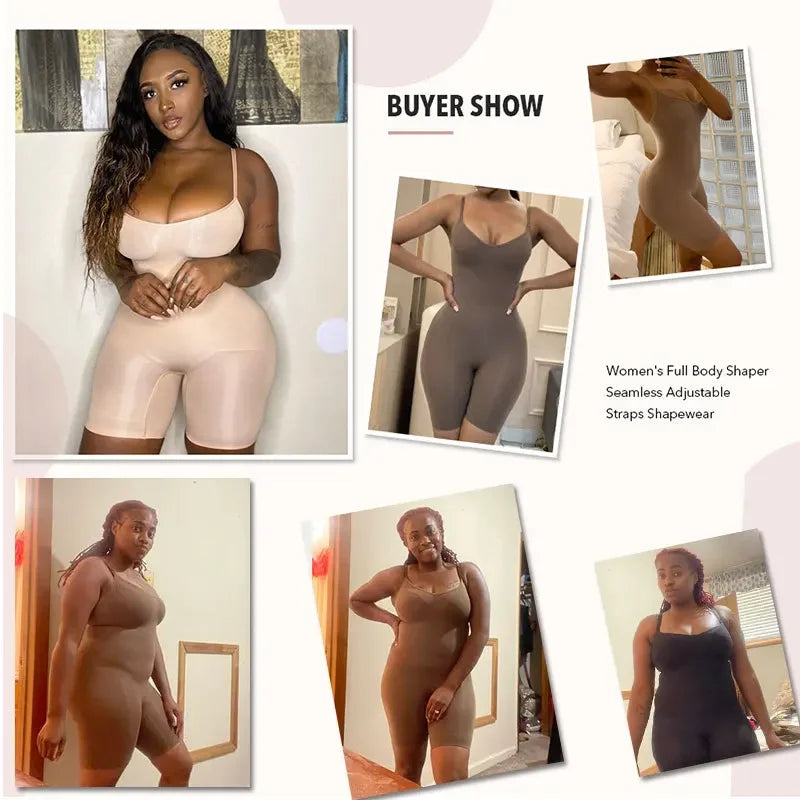 Bodysuit Shapewear Women Full Body Shaper Tummy Control Slimming Sheath Butt Lifter Push Up Thigh Slimmer Abdomen Shapers Corset