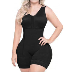 Post Surgery Shapewear High Compression Short Girdle with Brooches Bust for Daily and Post-Surgical Slimming Fajas Colombianas
