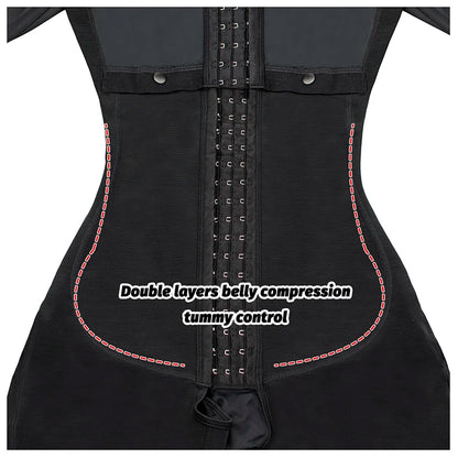Girdles Shapewear Faja Colombianas Shaper Bodysuits Tummy Slimming Corset Full Body Reducer Postpartum Carving Bodices Sheath