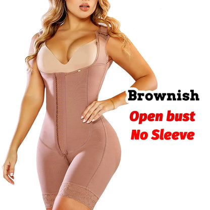 Girdles Shapewear Faja Colombianas Shaper Bodysuits Tummy Slimming Corset Full Body Reducer Postpartum Carving Bodices Sheath