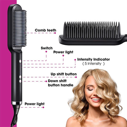 Shapevora™ 2-in-1 Hair Straightener &amp; Curler – Fast, Frizz-Free Styling