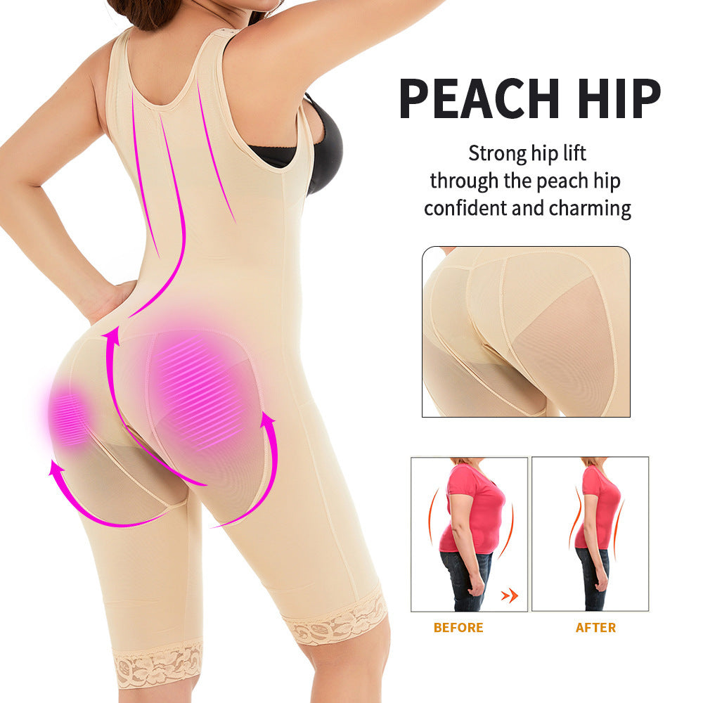 Plus Size Women's Breasted Open Crotch One-piece Corset